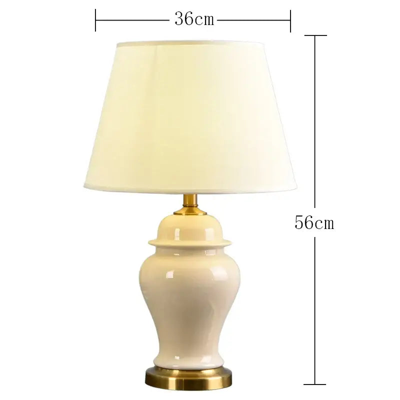 Gold Ceramic Table Lamp