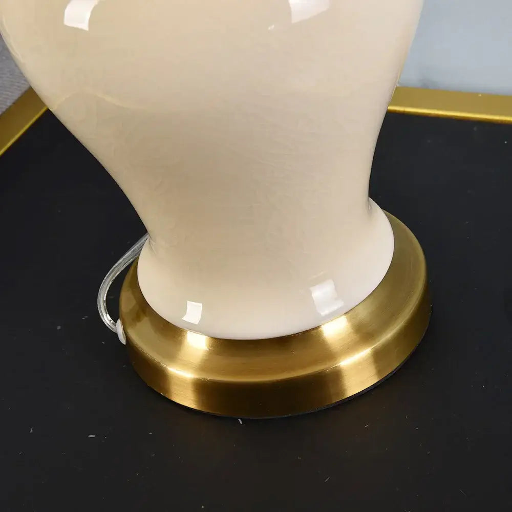 Gold Ceramic Table Lamp