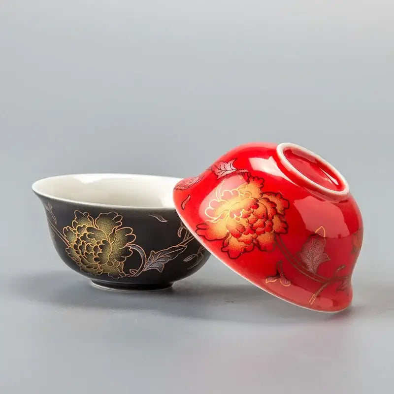 Porcelain Dragon Tea Set