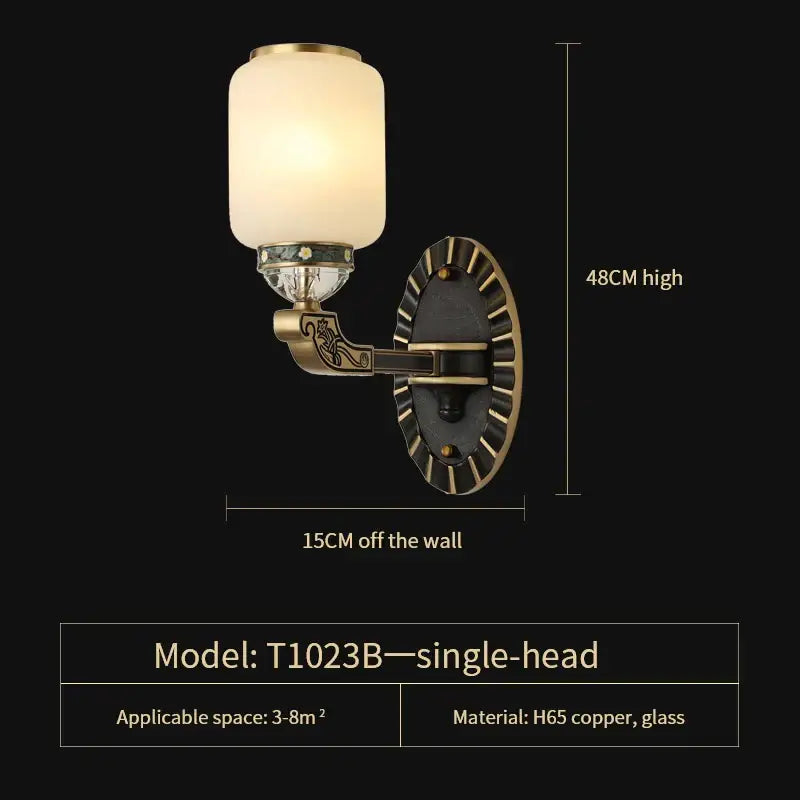 Brass Jade Chandelier