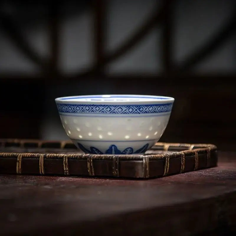 Blue Porcelain Dragon Bowl