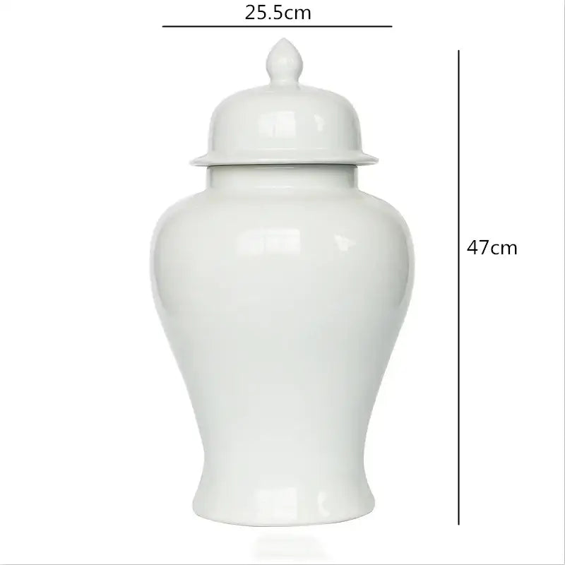 Yellow Ceramic Jar Vase Set