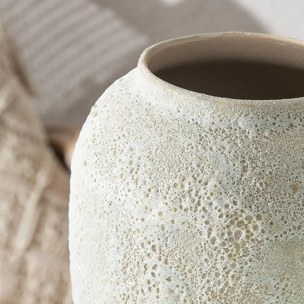 White Ceramic Vase Set
