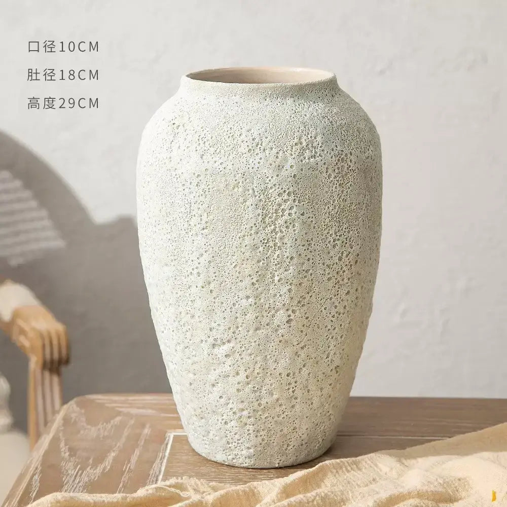 White Ceramic Vase Set
