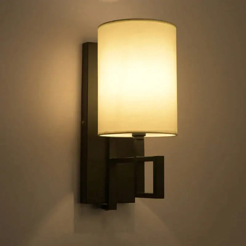 Geometric Cloth Wall Lamp
