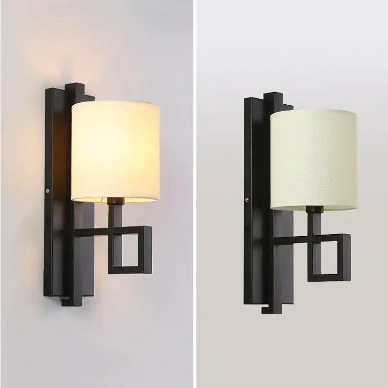 Geometric Cloth Wall Lamp