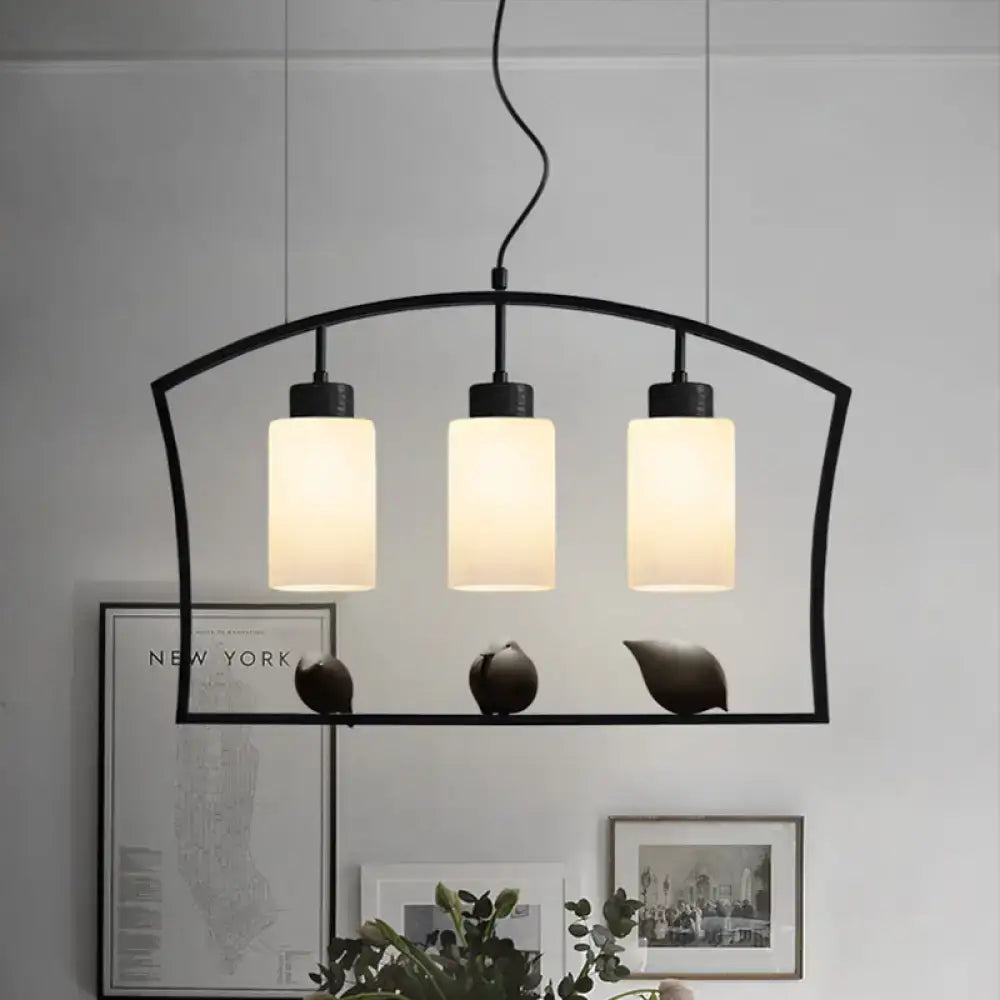Black Cylinder Island Light