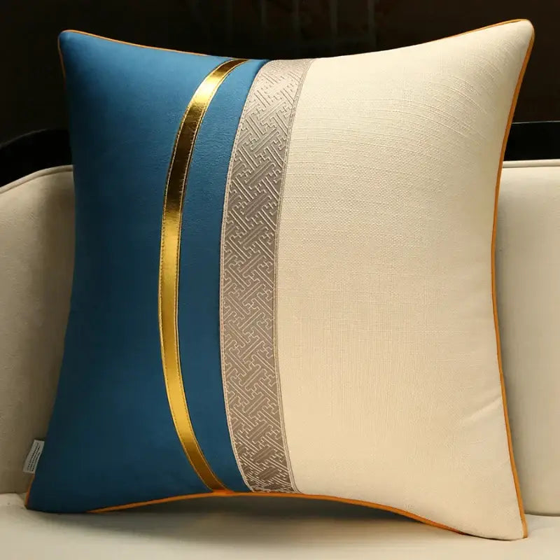 Red Golden Pillow Cover