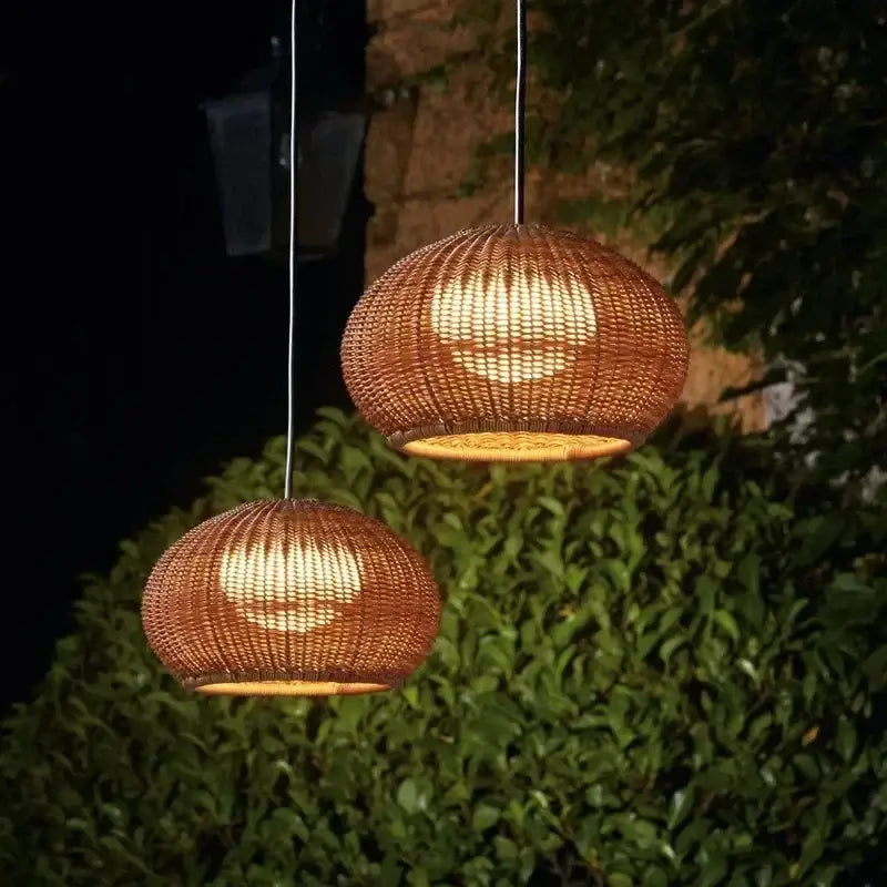 Rattan Weaving Pendant Light