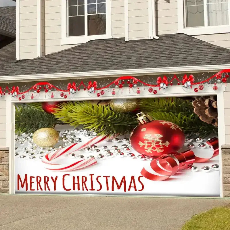 Red Christmas Backdrop Cloth