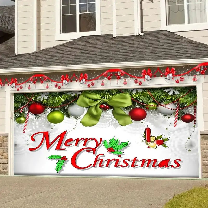Red Christmas Backdrop Cloth