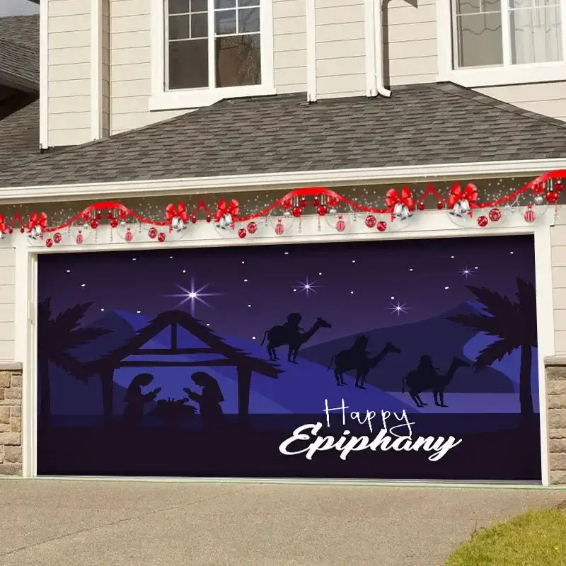 Red Christmas Backdrop Cloth