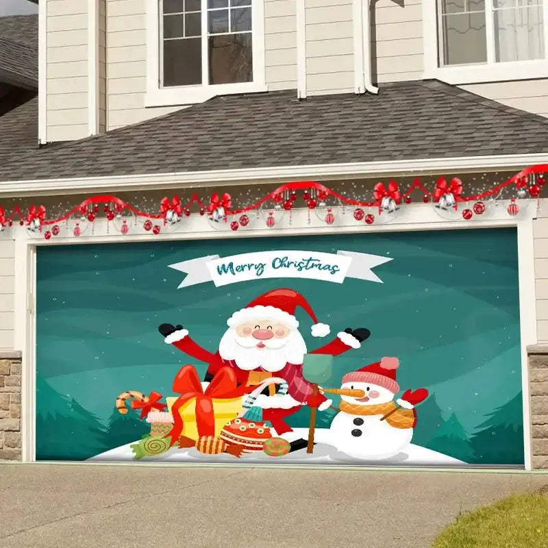Red Christmas Backdrop Cloth