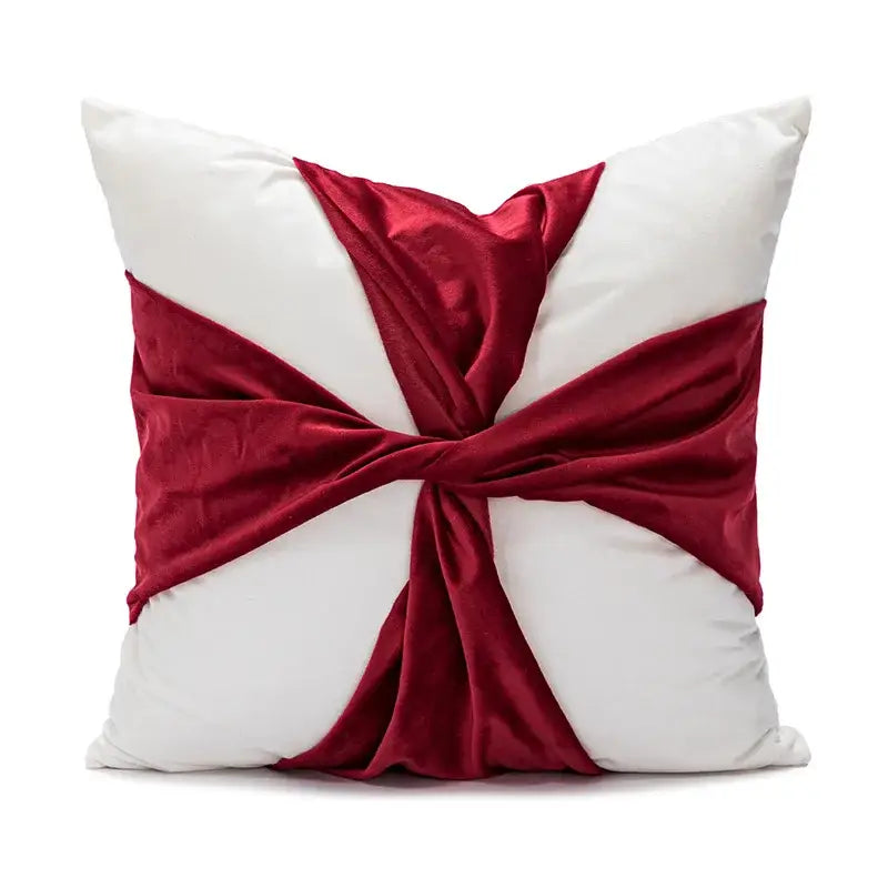 Velvet Patchwork Pillow Set