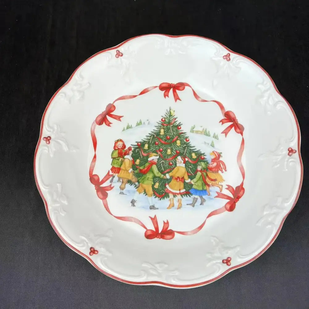 Red Ceramic Dinnerware Set