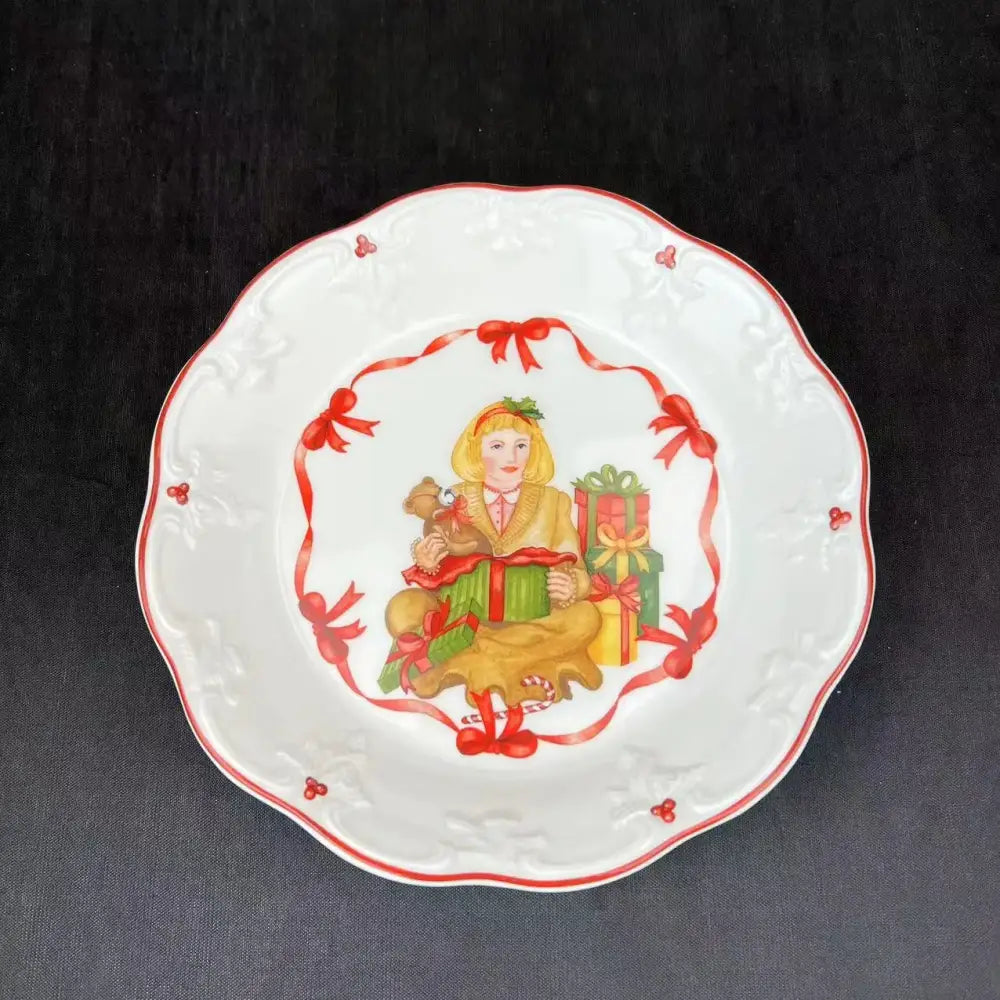 Red Ceramic Dinnerware Set