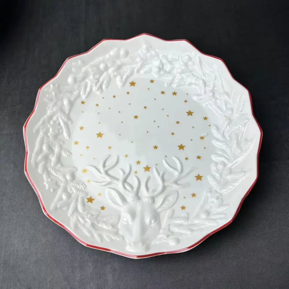 Red Ceramic Dinnerware Set