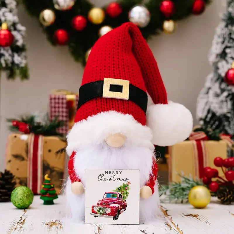 Knitted Christmas Gnome Set