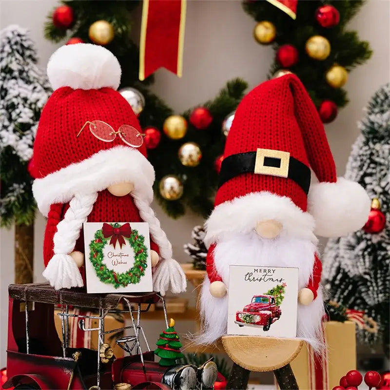 Knitted Christmas Gnome Set