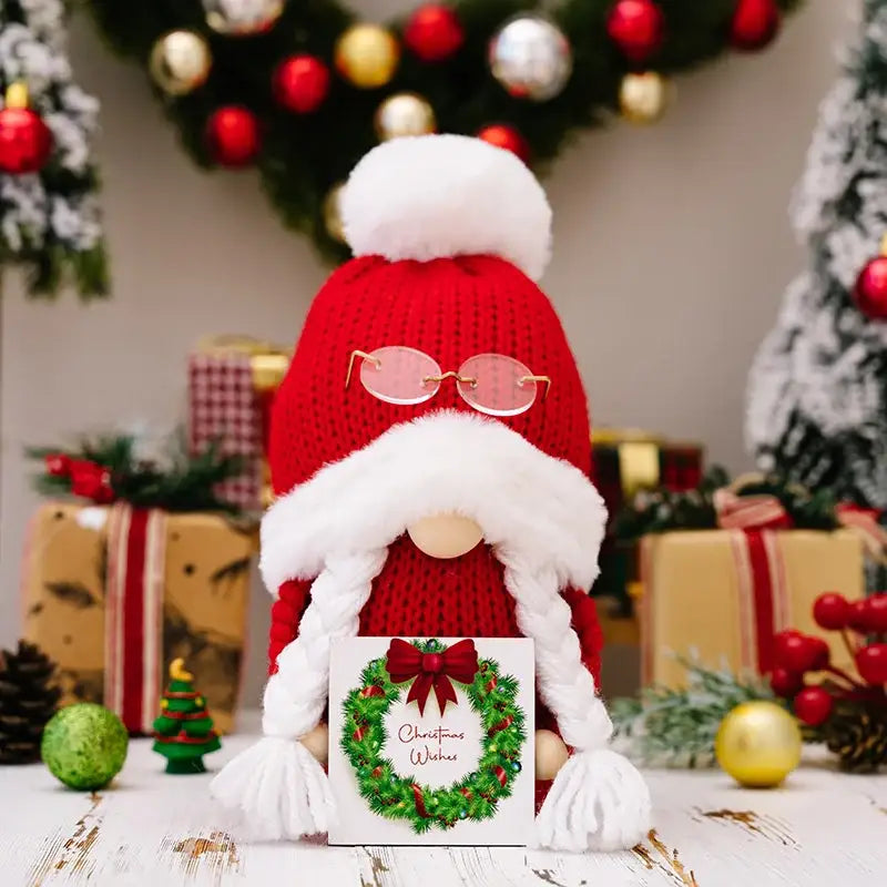 Knitted Christmas Gnome Set