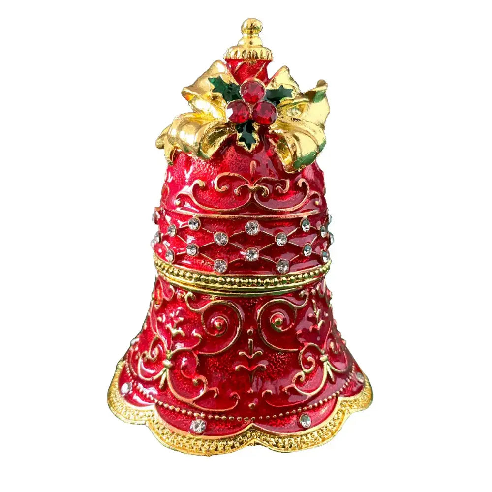 Red Enamel Trinket Box