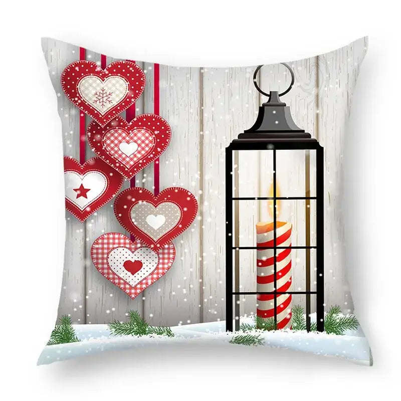 Green Nordic Pillow Cover