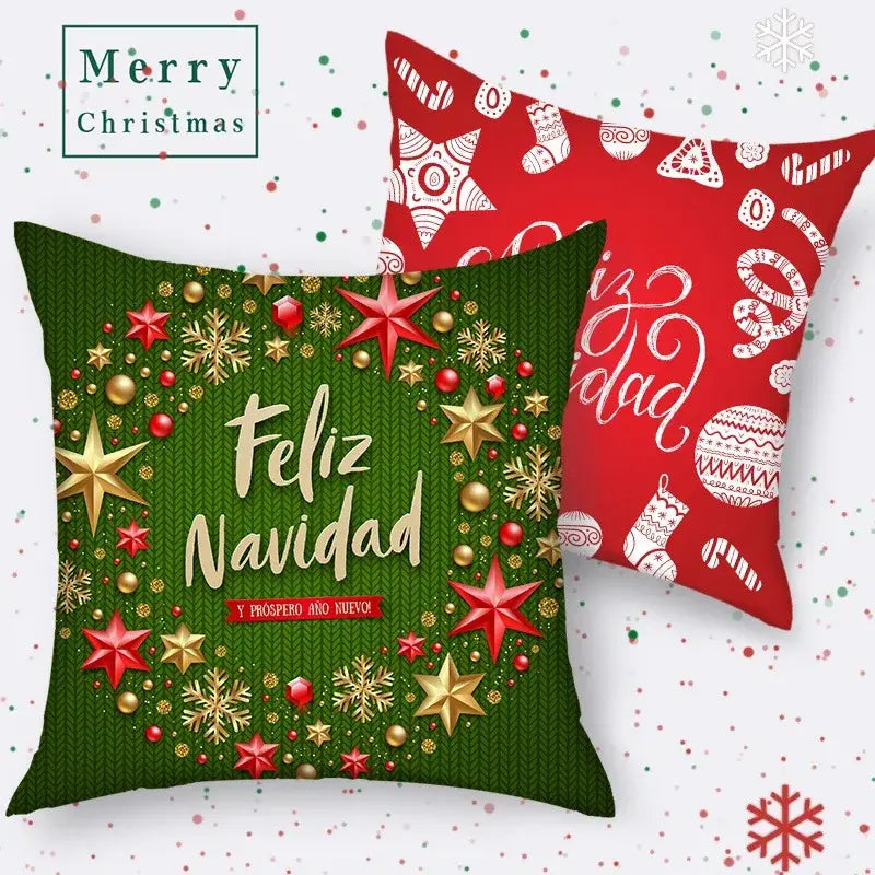 Green Nordic Pillow Cover