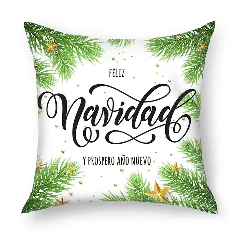 Green Nordic Pillow Cover