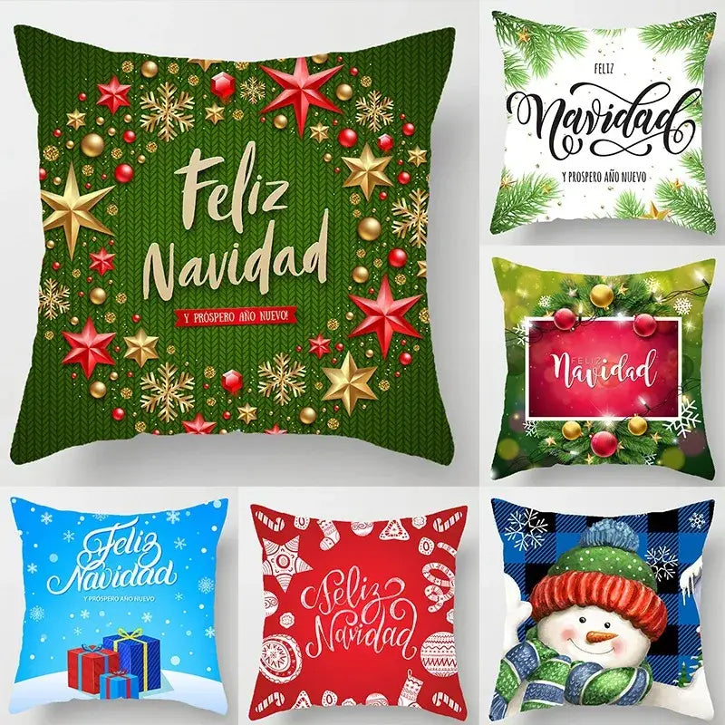 Green Nordic Pillow Cover