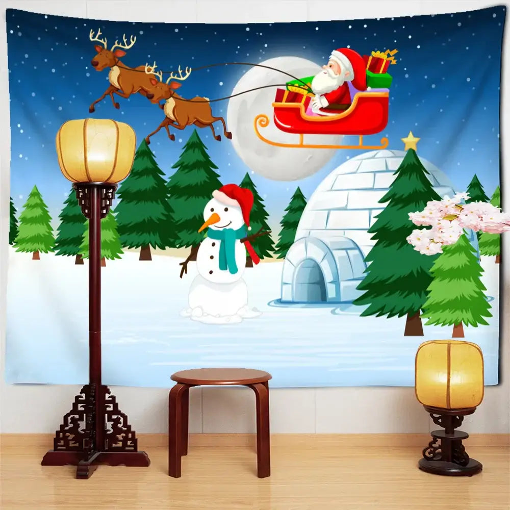 Santa Claus Christmas Tapestry