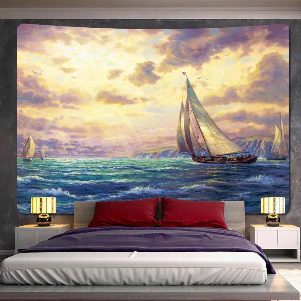 Snow Forest Wall Tapestry