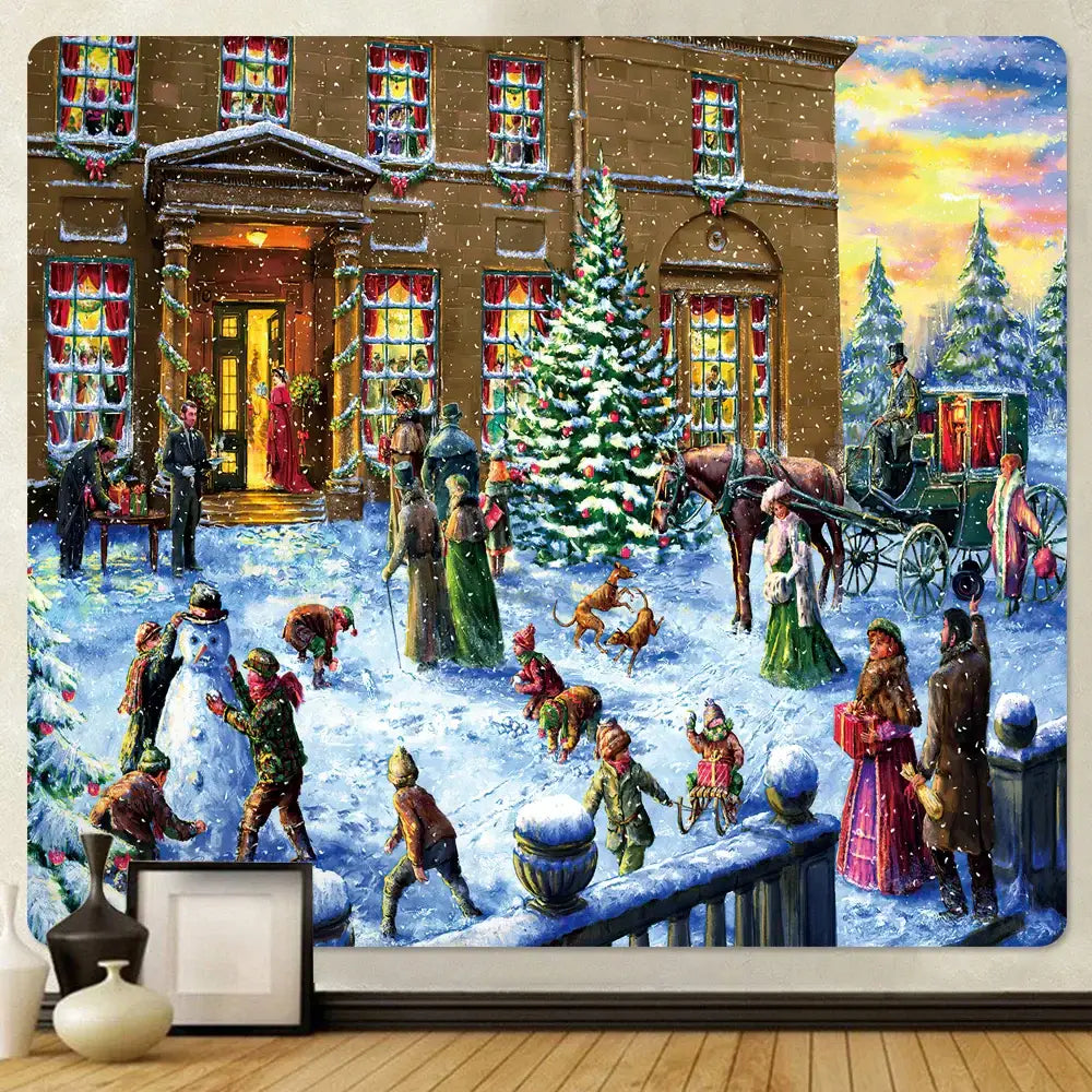 Snow Forest Wall Tapestry