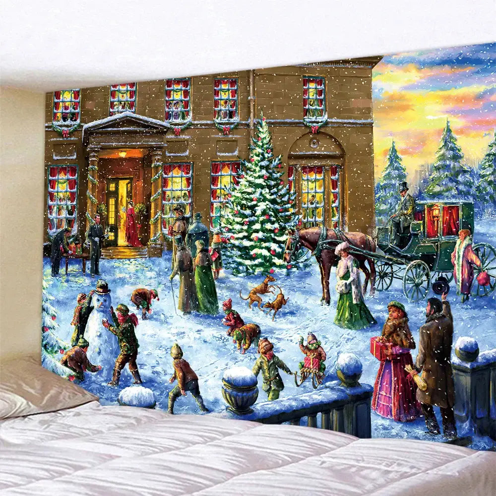 Snow Forest Wall Tapestry