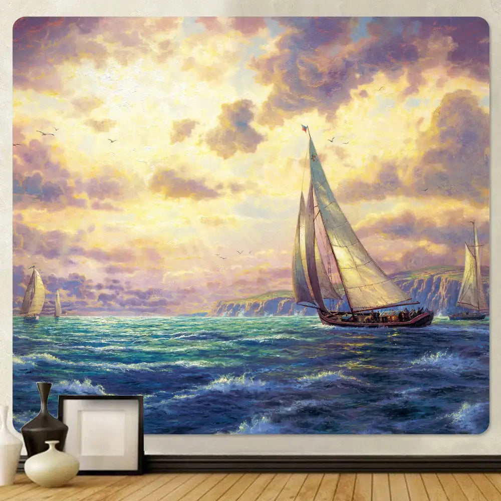 Snow Forest Wall Tapestry