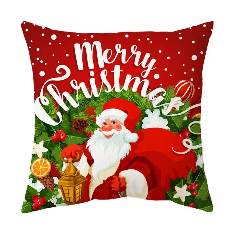 Santa Claus Pillow Cover