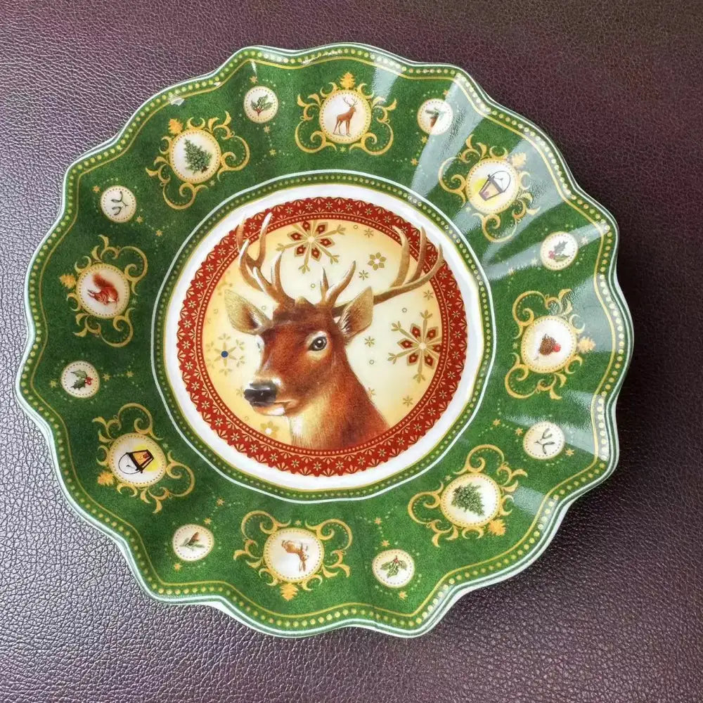 Red Green Ceramic Tableware