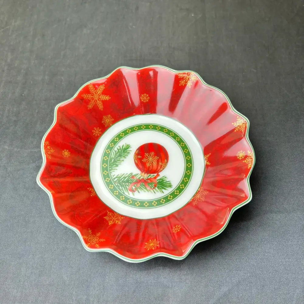Red Green Ceramic Tableware