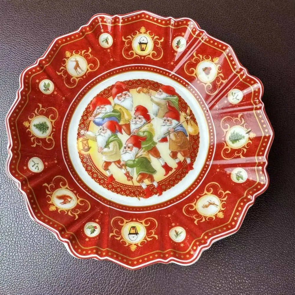 Red Green Ceramic Tableware