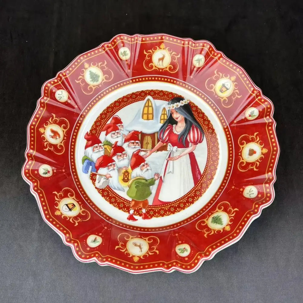 Red Green Ceramic Tableware