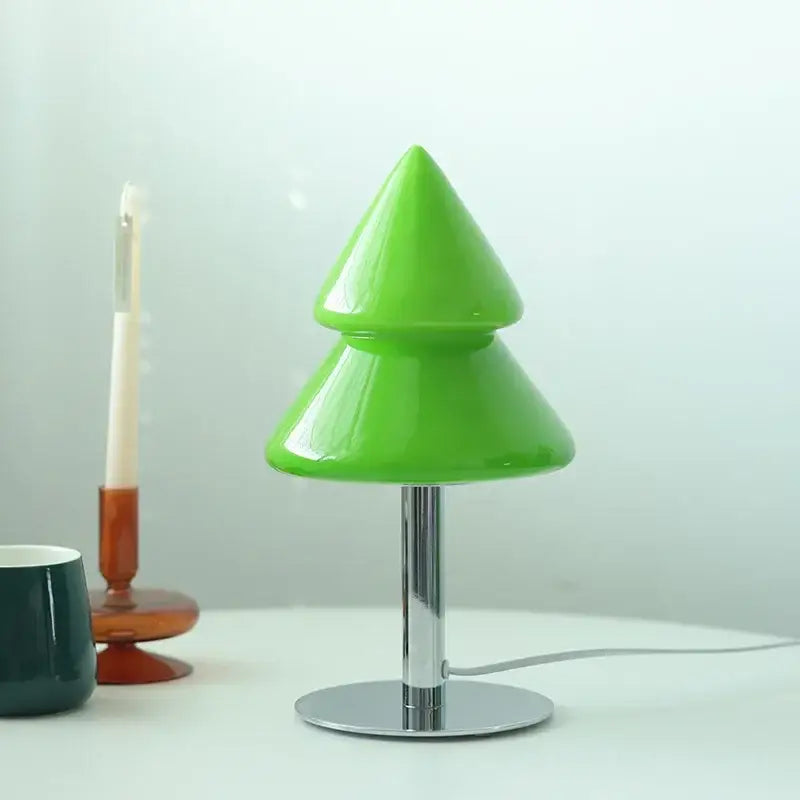 Glass Tiered Table Lamp