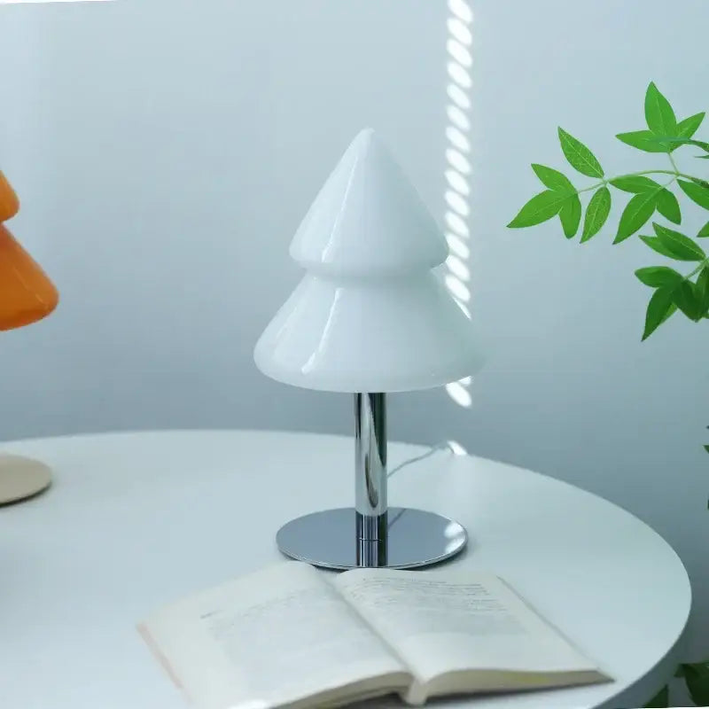 Glass Tiered Table Lamp