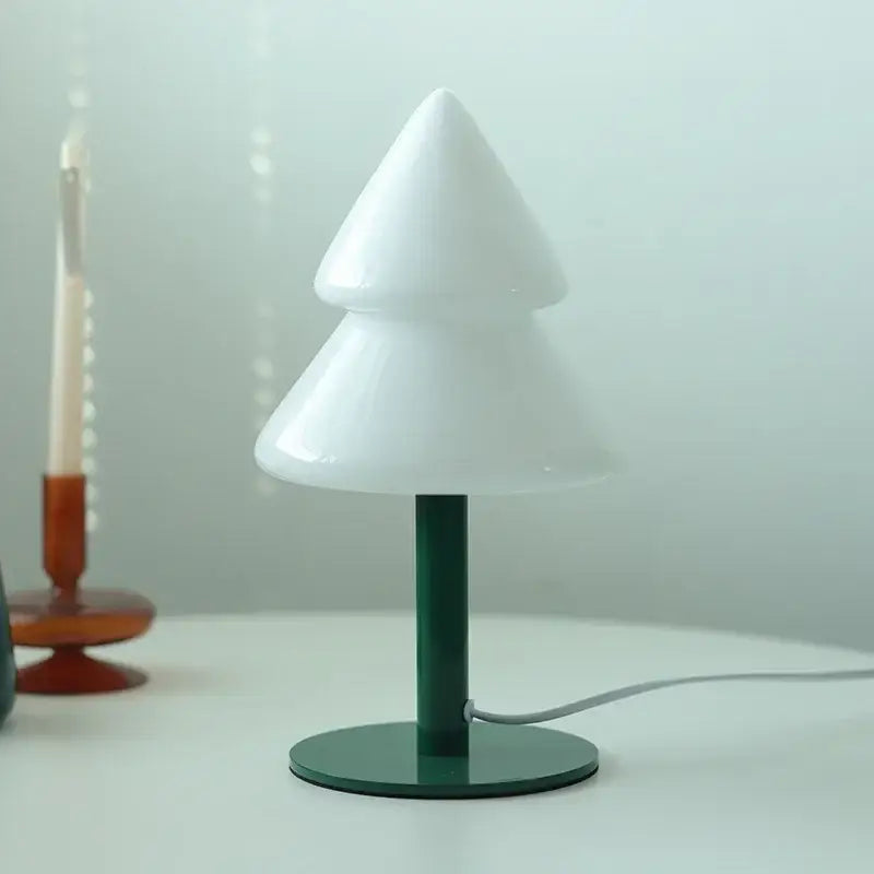 Glass Tiered Table Lamp