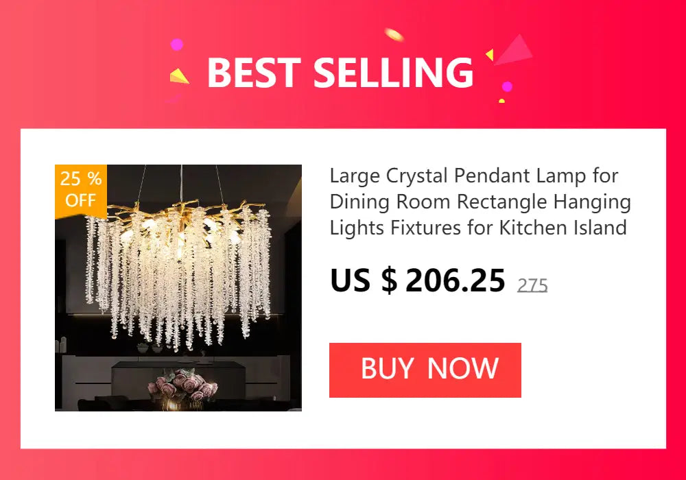 Chrome Rectangular Crystal Chandelier