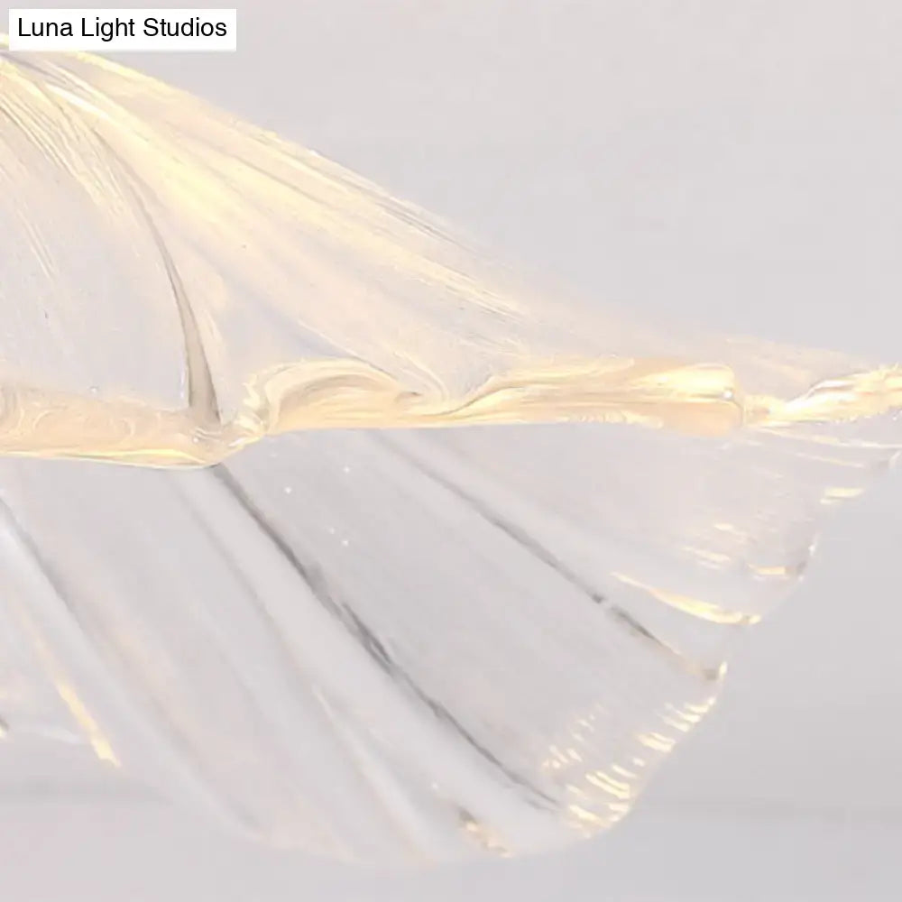 Brass Glass Ceiling Light