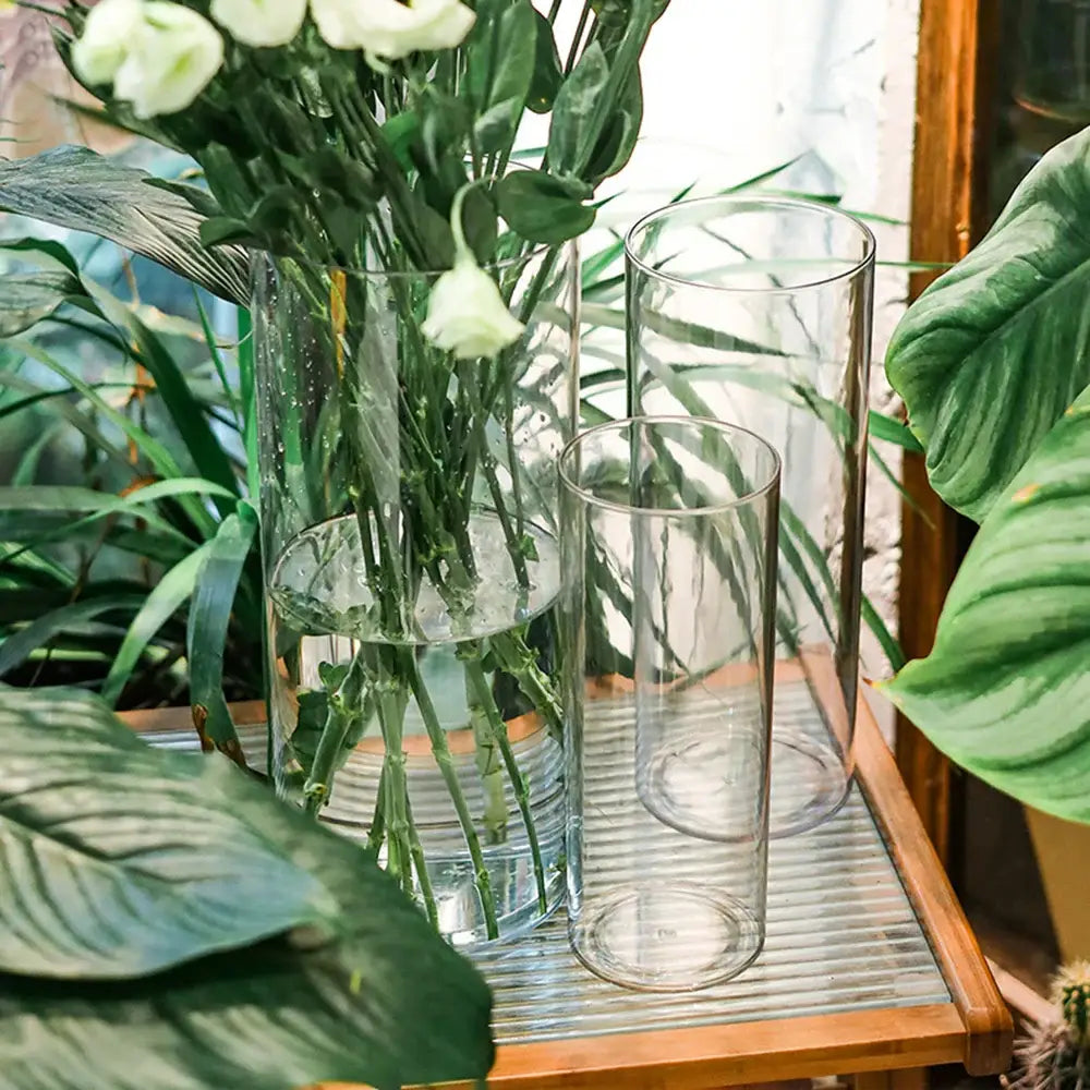 Acrylic Hurricane Flower Vase