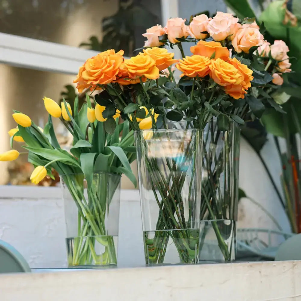 Acrylic Hurricane Flower Vase