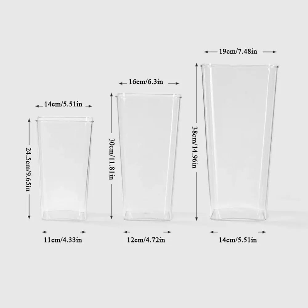 Acrylic Hurricane Flower Vase