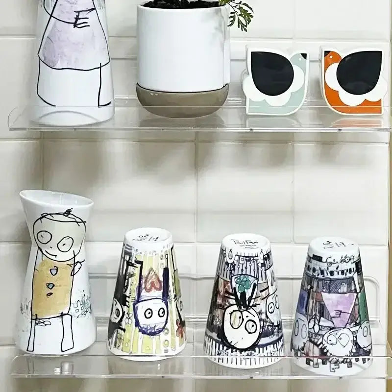 Clear Acrylic Wall Shelf