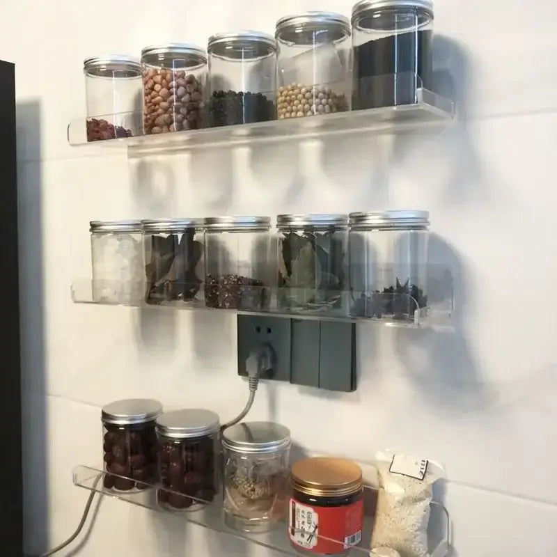 Clear Acrylic Wall Shelf