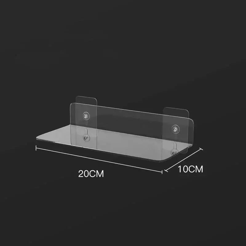 Clear Acrylic Wall Shelf